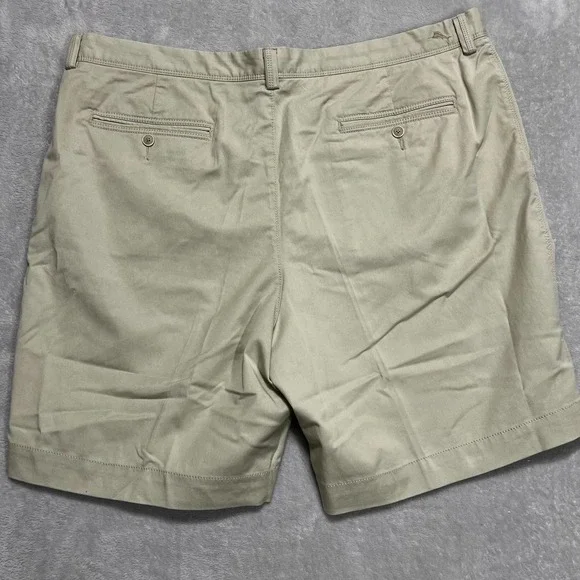 Tommy Bahama Chino Shorts Mens 42 Khaki Tan Tencel Cotton Stretch Casual Summer - Picture 4 of 13